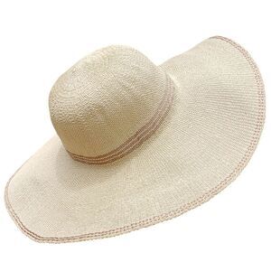 VIX Paula Hermanny floppy Panama cream straw sun beach vacation hat